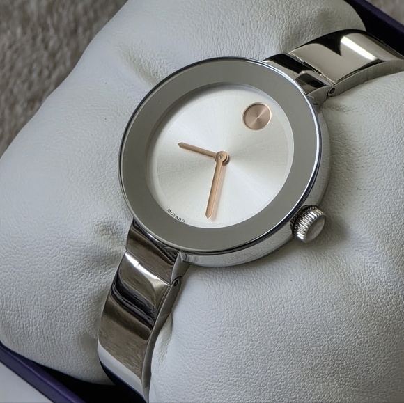 CYBER MONDAY ⌚️NWT Women\'s Movado Bold 34mm Bangle Bracelet Watch⌚️ Christmas! main image 6